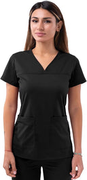 Adar Pro Women's Sweetheart V-Neck Scrub Top