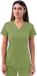 Adar Pro Women's Sweetheart V-Neck Scrub Top
