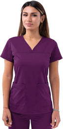 Adar Pro Women's Sweetheart V-Neck Scrub Top