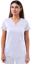 Adar Pro Women's Sweetheart V-Neck Scrub Top