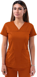 Adar Pro Women's Sweetheart V-Neck Scrub Top