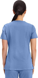 Cherokee Scrub Mock Wrap Scrub Top