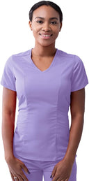 Adar Pro Modern V-Neck Scrub Tops