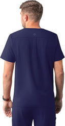 Adar Addition Men's Classic V-Neck Scrub Top