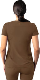 Adar Addition Womens Modern V-Neck Scrub Tops