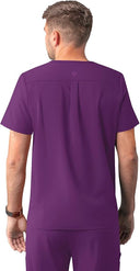 Adar Addition Men's Classic V-Neck Scrub Top