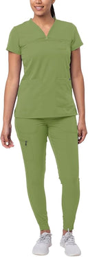 ADAR PRO Women's Movement Booster Jogger Scrub Set
