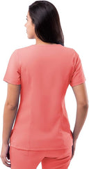 Adar Pro Womens Elevated V-neck Scrub Top
