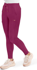 Cherokee Women's Tapered Leg Drawstring Scrub Pants Petite