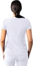 Adar Addition Womens Modern V-Neck Scrub Tops