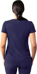Adar Addition Womens Modern V-Neck Scrub Tops