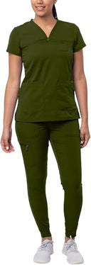 ADAR PRO Women's Movement Booster Jogger Scrub Set