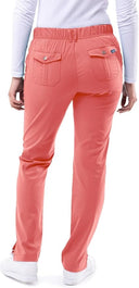 Adar Pro Women Skinny Leg Yoga Scrub Pants
