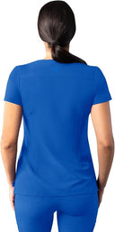 Adar Addition Womens Modern V-Neck Scrub Tops