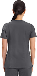 Cherokee Scrub Mock Wrap Scrub Top