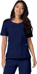 Adar Universal Sweetheart V-Neck Top