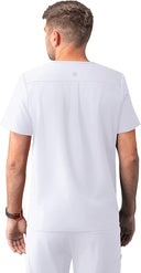 Adar Addition Men's Classic V-Neck Scrub Top