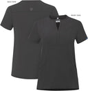 Adar Addition Women Notched V-Neck Scrub Top