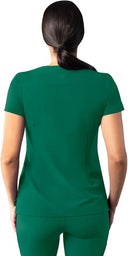 Adar Addition Womens Modern V-Neck Scrub Tops