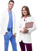 Adar Unisex Midriff Lab Coat
