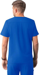 Adar Addition Men's Classic V-Neck Scrub Top