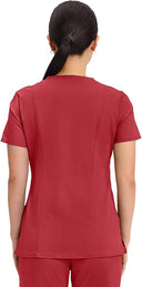 Cherokee Scrub Mock Wrap Scrub Top