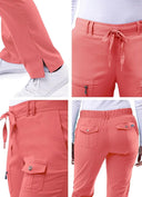 Adar Pro Women Skinny Leg Yoga Scrub Pants