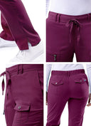 Adar Pro Women Skinny Leg Yoga Scrub Pants