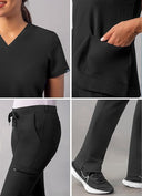 ADAR ADDITION Women Go-Basic Scrub Set