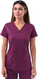 Adar Pro Women's Sweetheart V-Neck Scrub Top