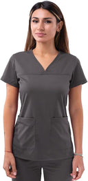 Adar Pro Women's Sweetheart V-Neck Scrub Top
