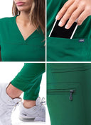 ADAR PRO Women's Movement Booster Jogger Scrub Set