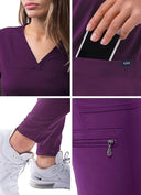 ADAR PRO Women's Movement Booster Jogger Scrub Set
