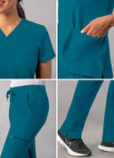 ADAR ADDITION Women Go-Basic Scrub Set