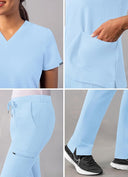 ADAR ADDITION Women Go-Basic Scrub Set