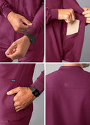ADAR ADDITION Men's Bomber Zipped Jacket