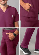 Adar Addition Men's Go-Everyday Cargo Scrub Sets