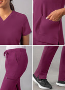 ADAR ADDITION Women Go-Basic Scrub Set