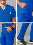 Adar Addition Men's Go-Everyday Cargo Scrub Sets