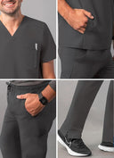 Adar Addition Men's Go-Everyday Cargo Scrub Sets