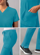 ADAR ADDITION Women Go-Basic Scrub Set