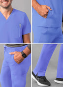 Adar Addition Men's Go-Everyday Cargo Scrub Sets