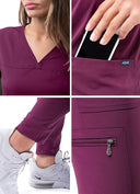 ADAR PRO Women's Movement Booster Jogger Scrub Set