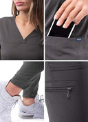 ADAR PRO Women's Movement Booster Jogger Scrub Set