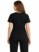 Dickies Gen Flex Women Scrubs Top Mock Wrap