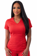 Adar Pro Modern V-Neck Scrub Tops