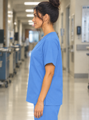 WORK Professional Medical Unisex V-Neck Top