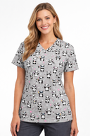 Happy Pandas Scrub Top