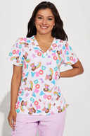 Finding Rainbows Dora The Explorer Uniform Women Scrub Top