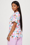 Finding Rainbows Dora The Explorer Uniform Women Scrub Top